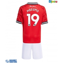 Manchester United Bryan Mbeumo #19 Domaci Dres za djecu 2025-26 Kratak Rukav (+ Kratke hlače)